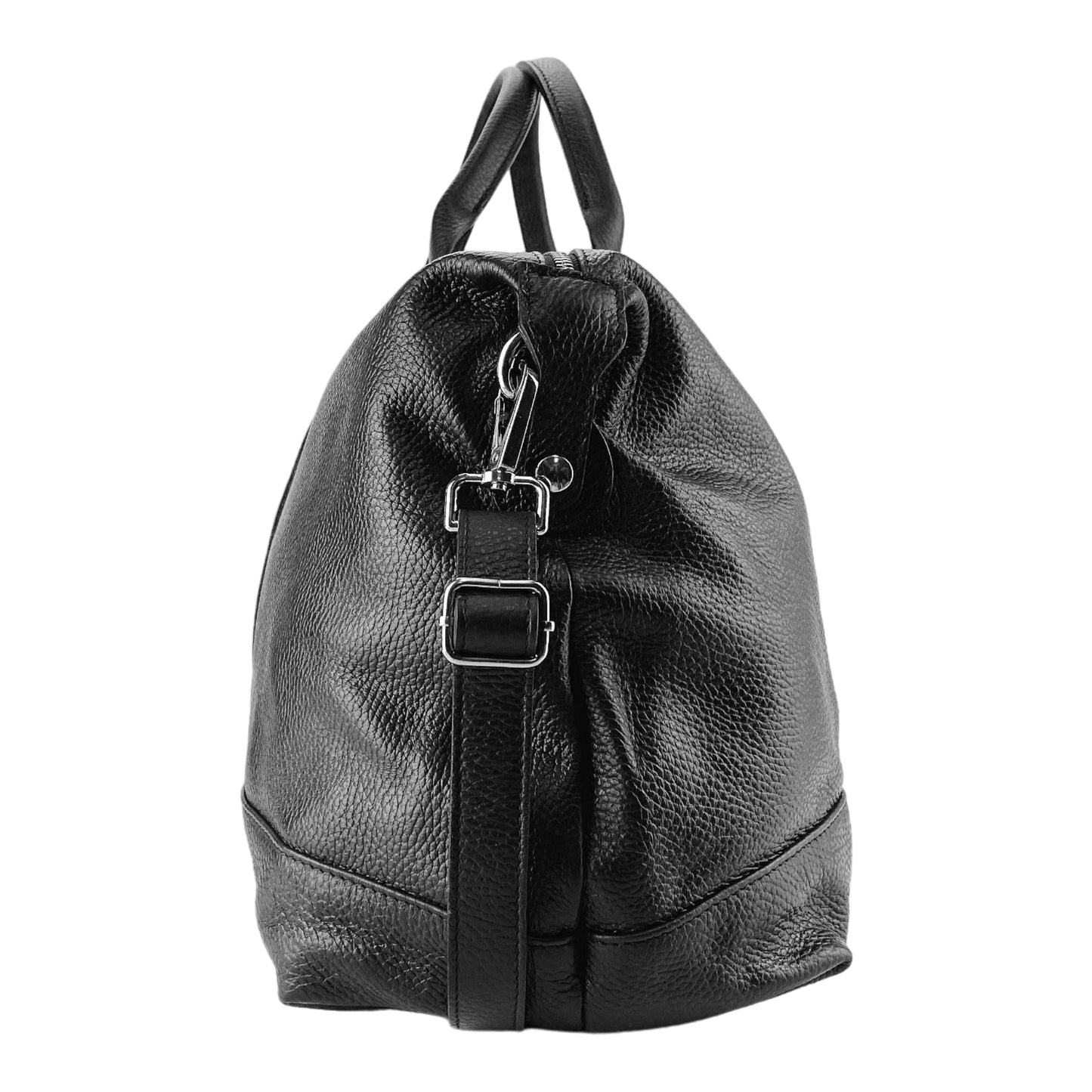 RB1029A | Borsone da Viaggio in Vera Pelle Made in Italy con Tracolla